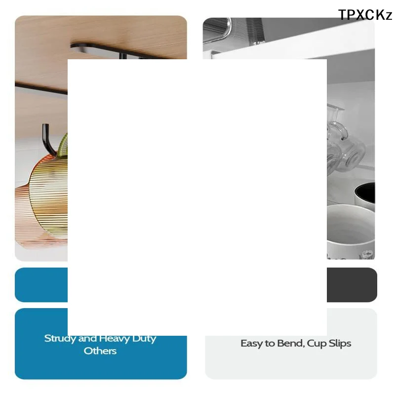 

Minimalist Cabinet Mug Hooks Water Cup Racks And Upside-down Coffee Cup Display Rack