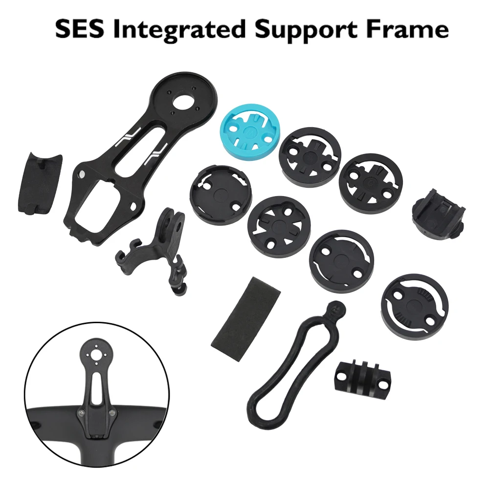 

Bike Computer Mount for SES AR integrated Handlebar,Aluminum Alloy Integrated Bracket Fits Garmin,Wahoo,Bryton Bike Accessories