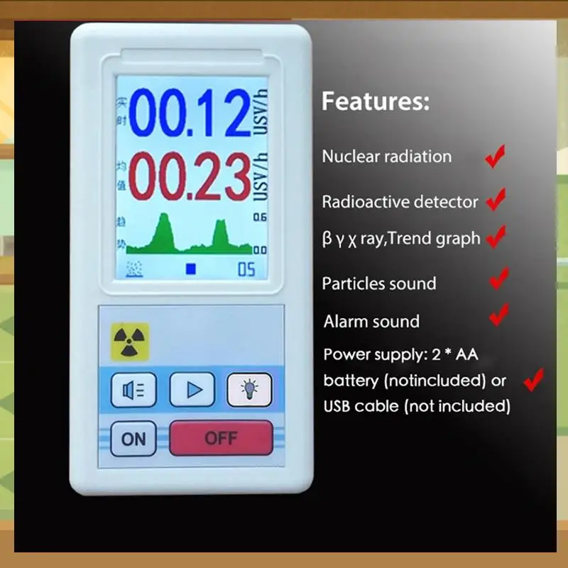 

Ray Detector Рентгеновский Γ-детектор для обнаружения персональной дозы ядерного излучения для обнаружения рентгеновского бета-гамма-BAAX