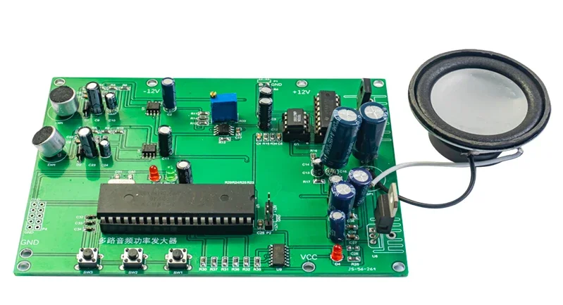 

Multichannel Audio Power Amplification DIY Electronic Kit Electronic Self Assembly Circuit Set for Competiton or Traning