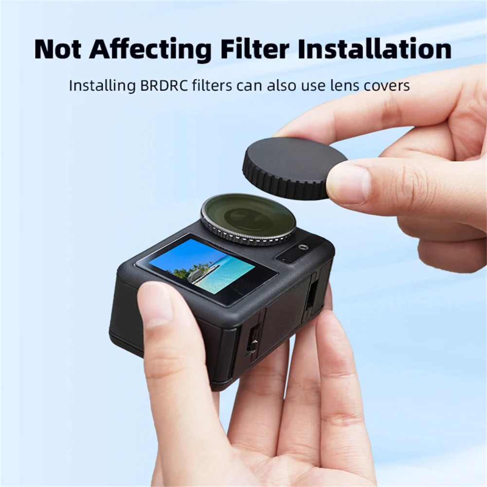 Camera Lens Capa Protetora, Resistente a Riscos, Silicone Lens Cap, Compatível para OSMO Action4, Action3, Esportes