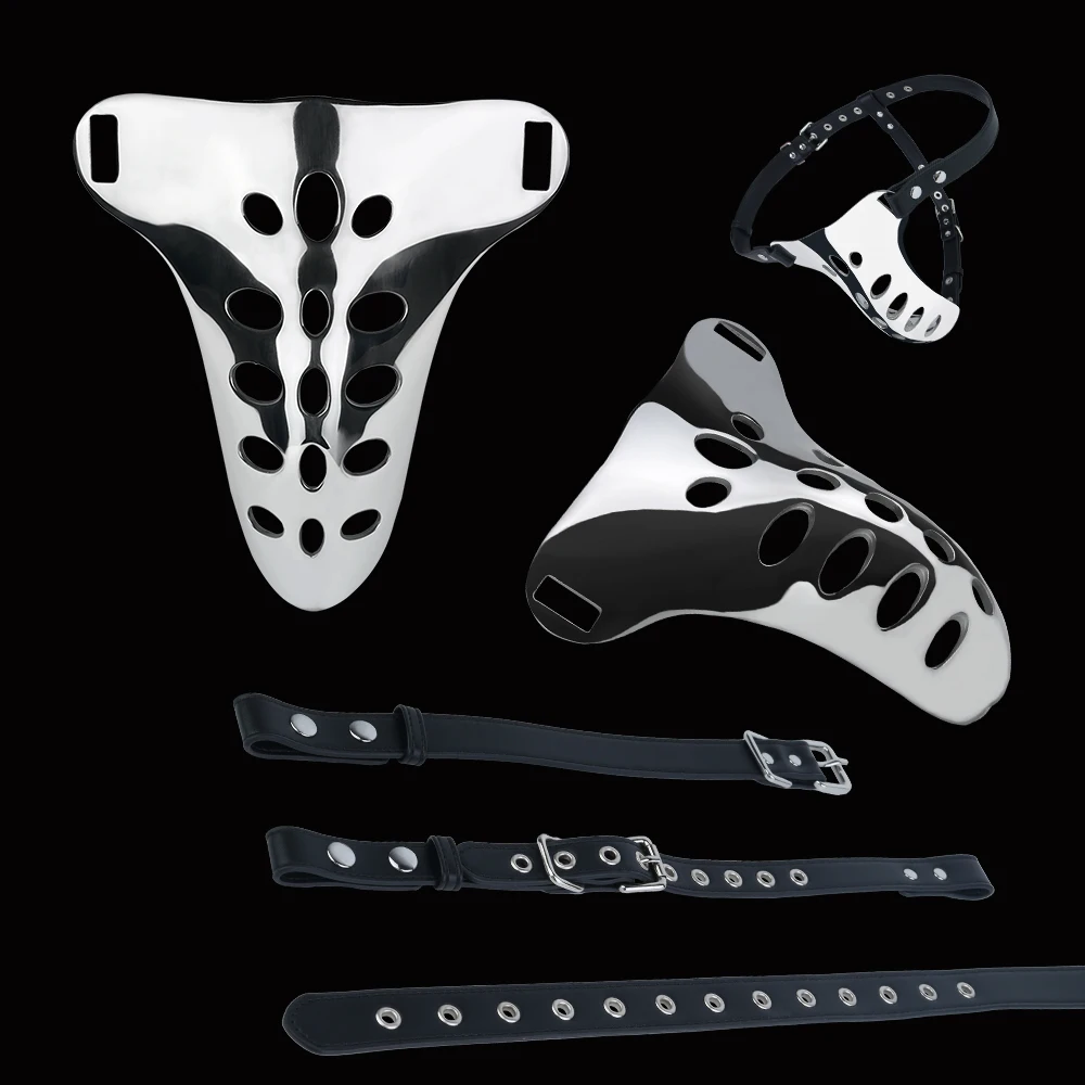 FRKO BDSM Steel Male Chastity Cage Belt Device Pants Underwear Lock Penis Rings Bondage Erotic Sex Toys for Men Adults Games 18+