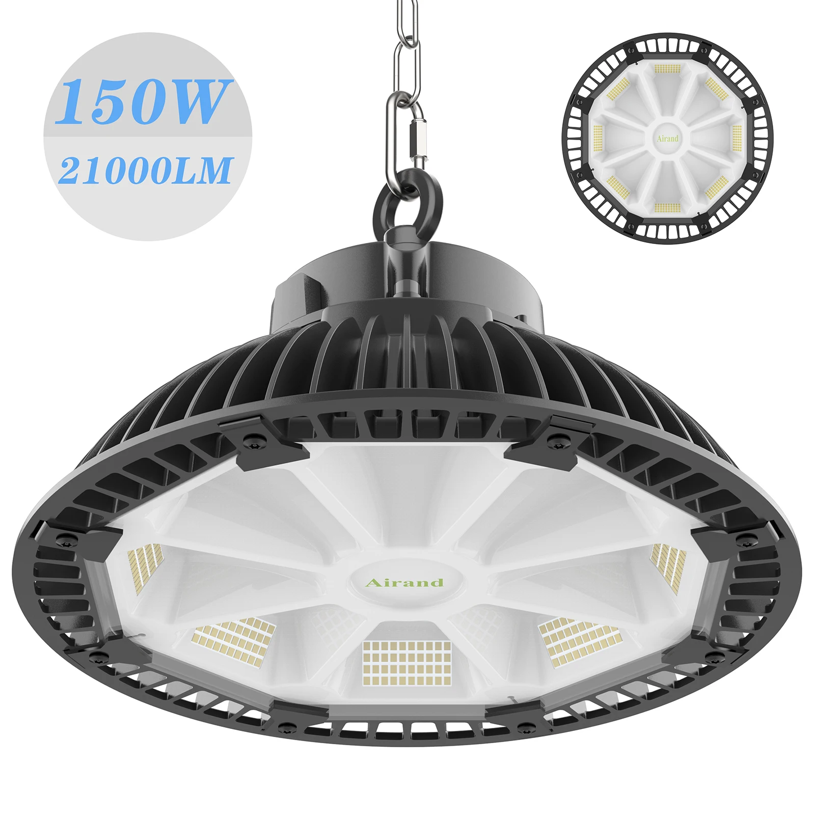 

Shenzhen Factory Price LED Industrial High Bay Light Fixture 150W 200W Explosion Proof Warehouse UFO High Bay Light