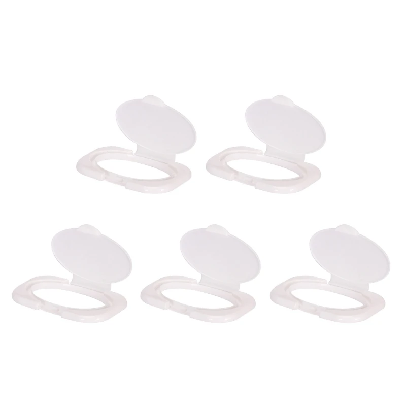 5Pcs/pack Child Wet Paper Tissues Lid Cover Dustproof Protective Caps Tissue Box Protector Easy Solution for Wet Wipes