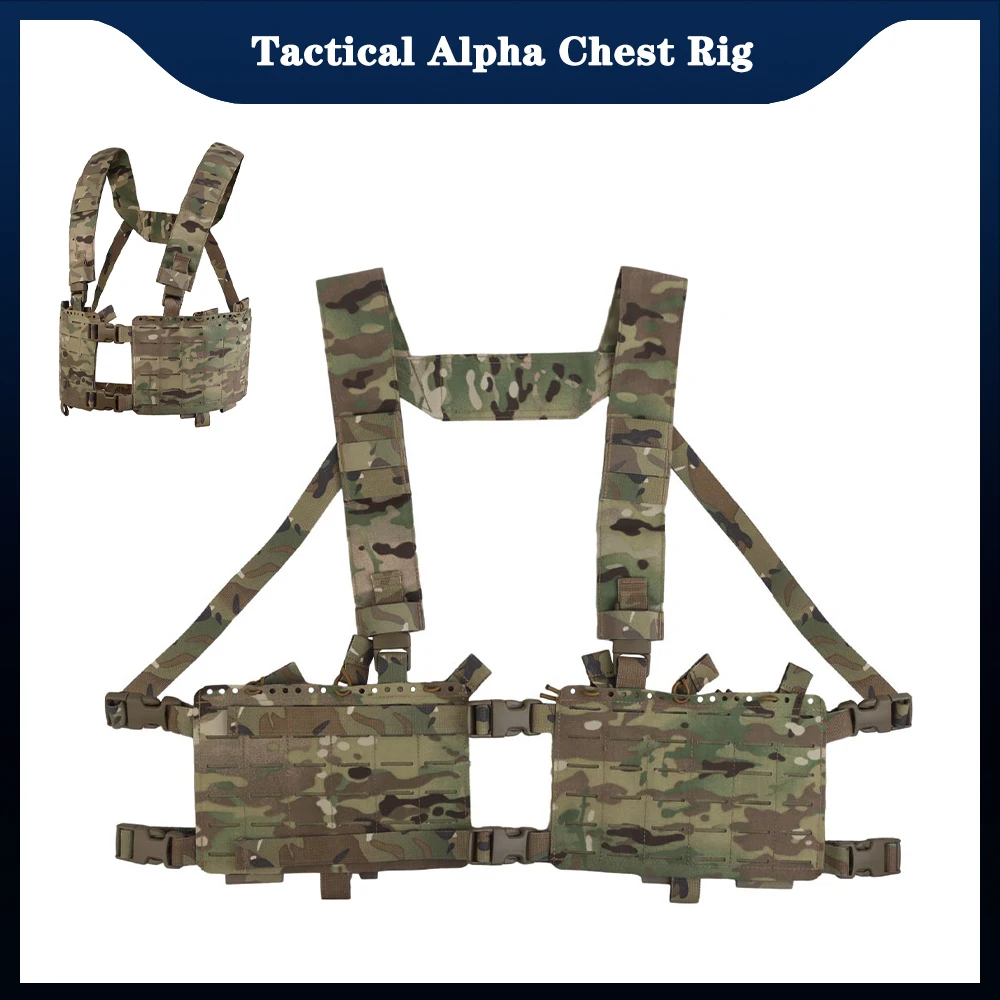 

Тактическая нагрудная подвеска, жилет, плечевой ремень, MOLLE, сумка для журналов, охотничья сборка, переноска, разделенная нагрудная установка, подвесной рюкзак