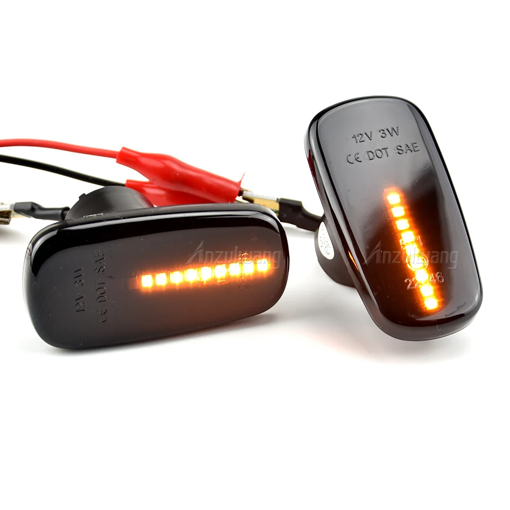 Enquêter de position latéral LED dynamique, lampe de signalisation Tuan, Toyota Altezza Wish, Land Cruiser 200, Prado 120, WILL Cypha VS Prius 2,