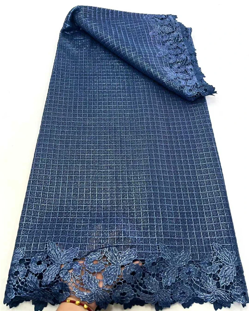 

Austria Cotton Lace Embroidered Fabric 2025New Men African Swiss Voile Fabric for Man Wedding Party Woman Sewing