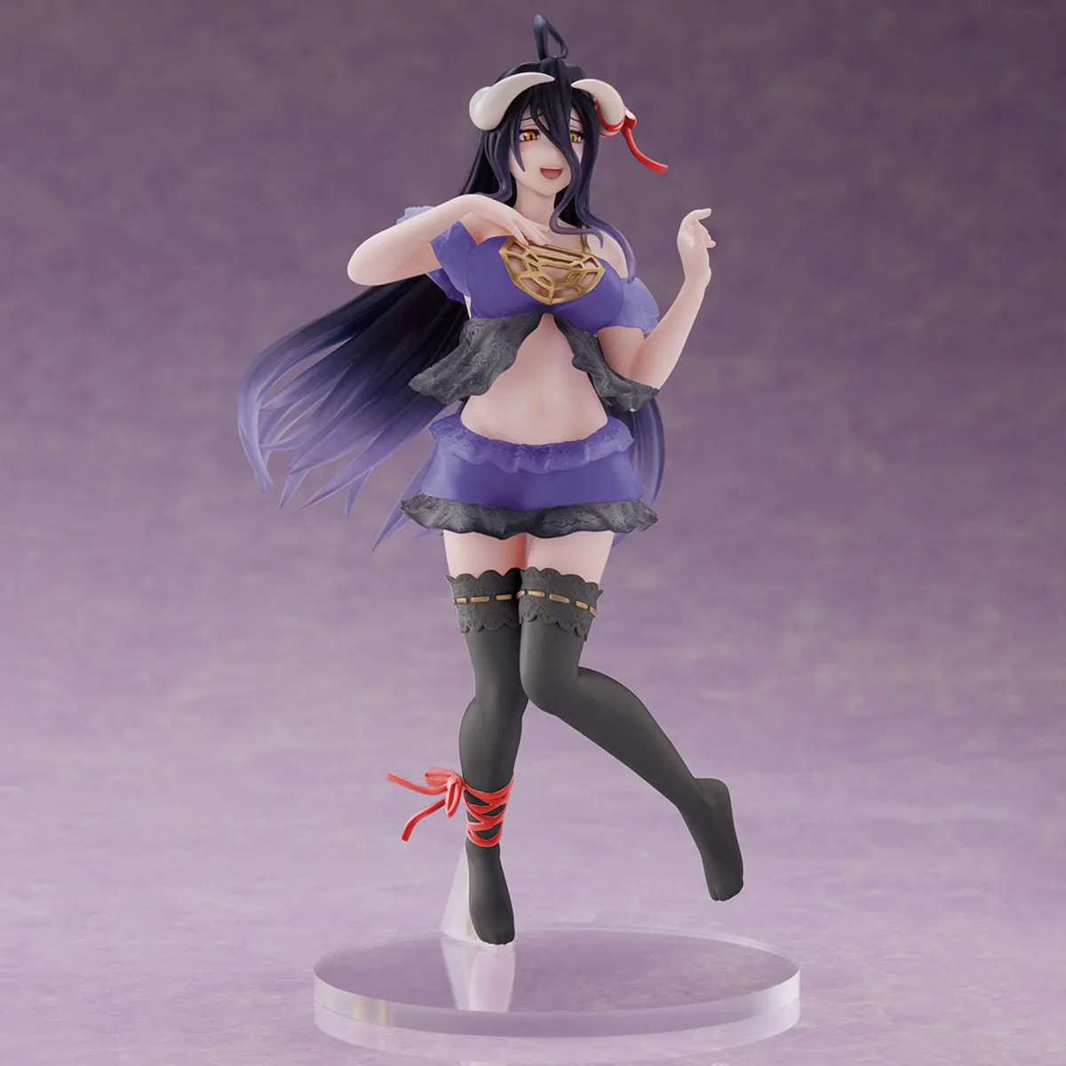 In Stock Original Taito Coreful Figure Overlord IV - Albedo Nightwear Ver., Renewal Anime Figure Action Figure Model Decoration