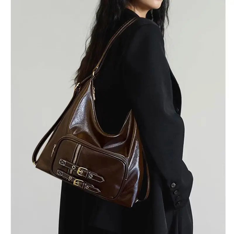 

Winter Large-capacity Three-purpose Tote Bag Women 2025 New Package Commuter Single-shoulder Crossbody Bag High-quality Backpack