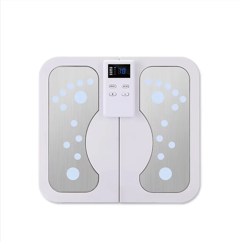 Compact Foot Massage Pad, Muscle Stimulation Foot Massager for Foot Pain Relief