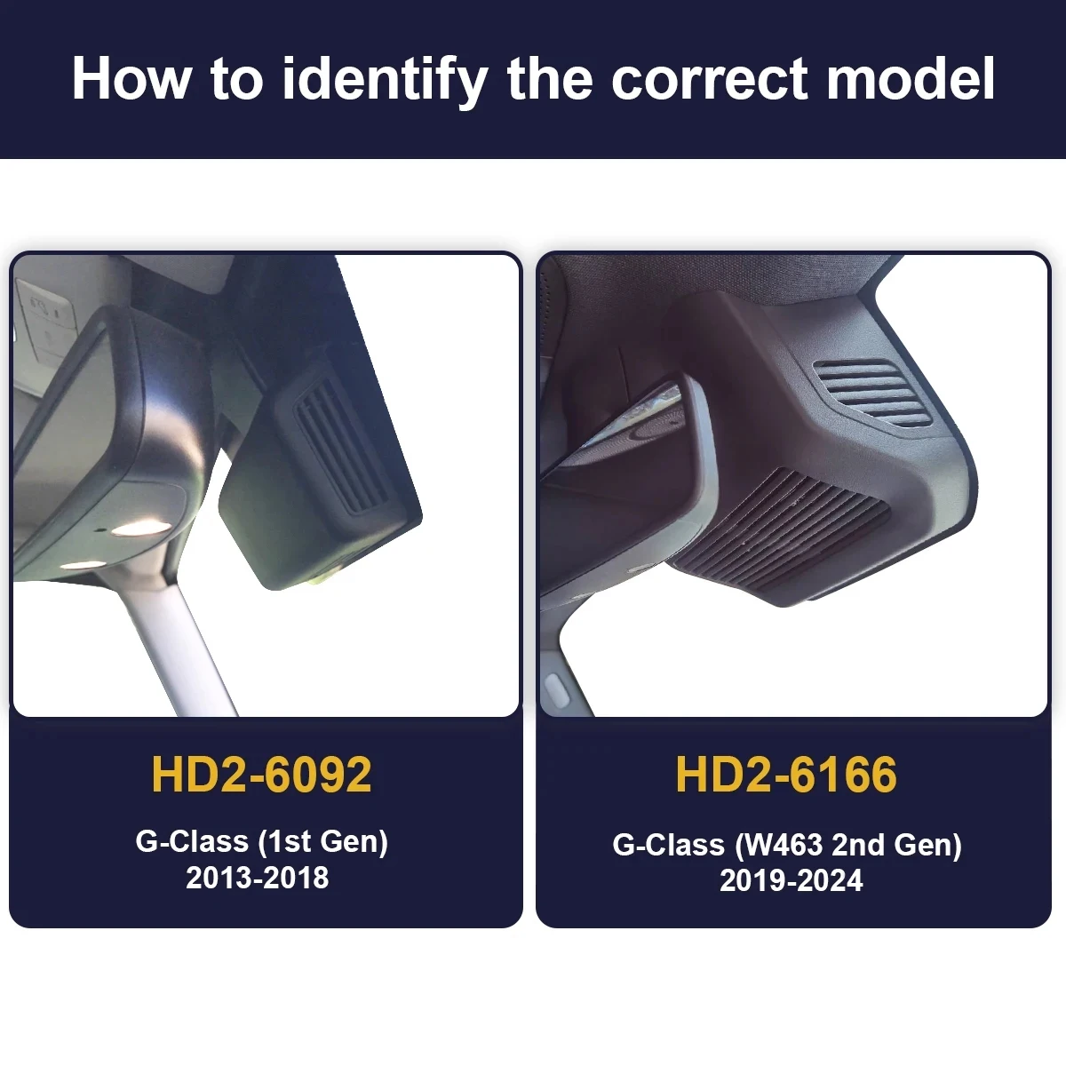 Dash Cam for Mercedes Benz G Class G550 G400d 350d G63 2019 to 2024,G550 G500 G350d G63 2013 to 2018,Fitcamx Car DVR Dashcam 4K