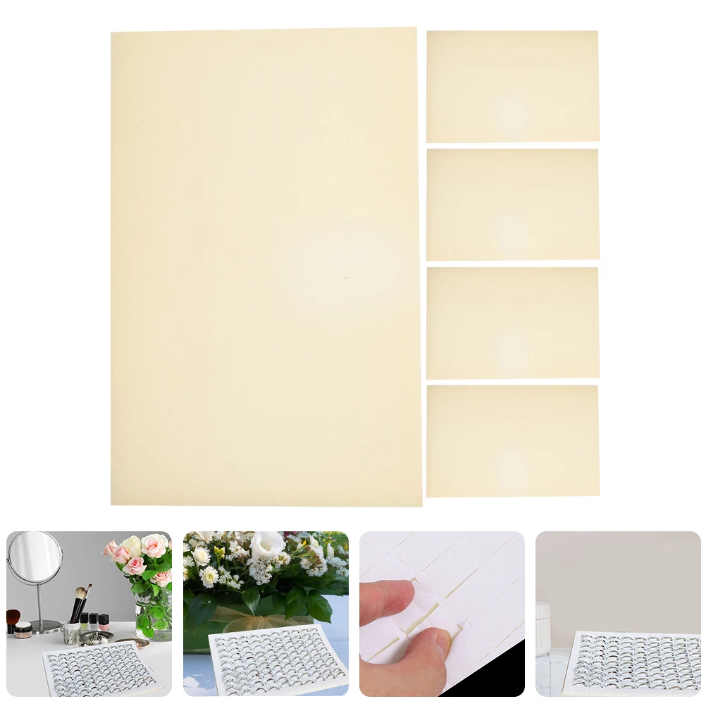 

5pcs Jewelry Insert Liner Sponge Pad Storage Box Display Mat ganizer White Case Ring Earring Holder Home Storage
