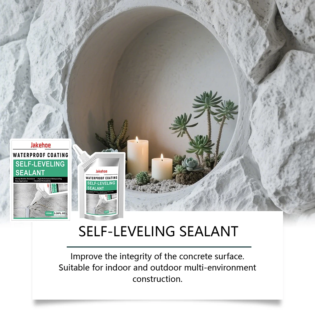Waterproof Cracks Filler For Concrete Wall Repair Sealant For Cracks Fast-Drying Crack-Resistant Driveway And Home Floor Repair