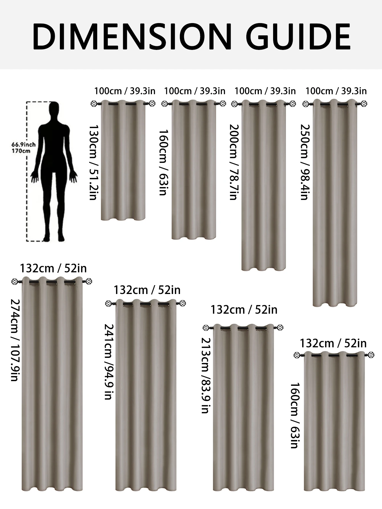 1pc 100% Blackout Curtains, Window Curtain for Living Room, Bedroom, Kitchen, Bathroom, Home Decor, Room Decor
