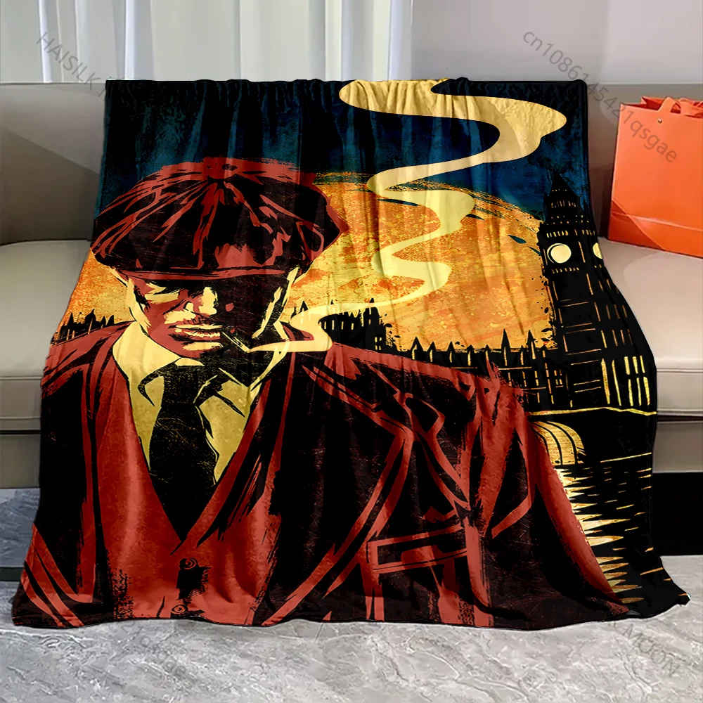 British style artwork background  Print Adult Children Warm Blankets Home Travel Car Soft Comfortable Suitable for all seasons
