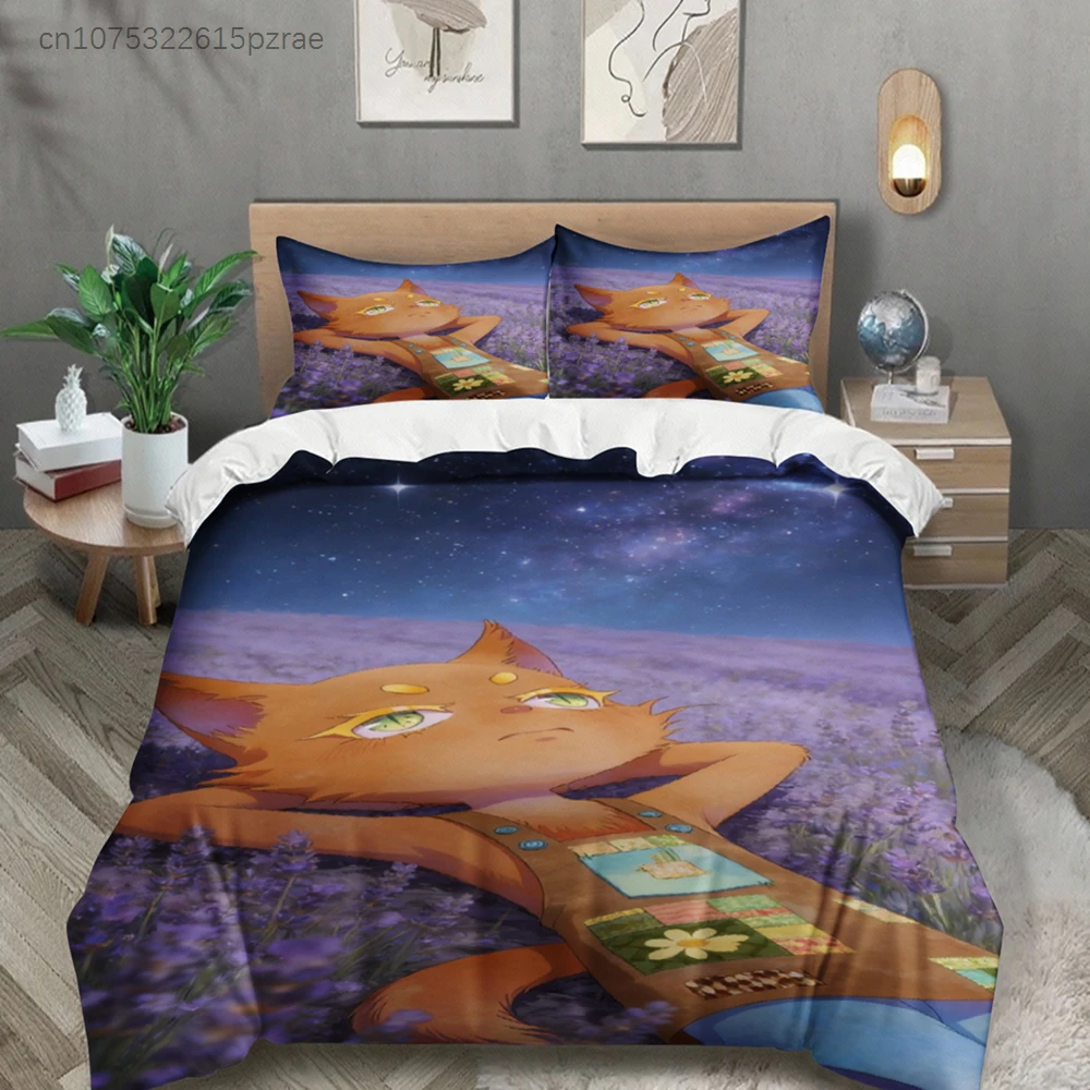 Queen Size Bedding Set Softville Cozy Town Cute Fern The Quilt Fox With Duvet Cover Pillowcase For Children's Bedroom Decor