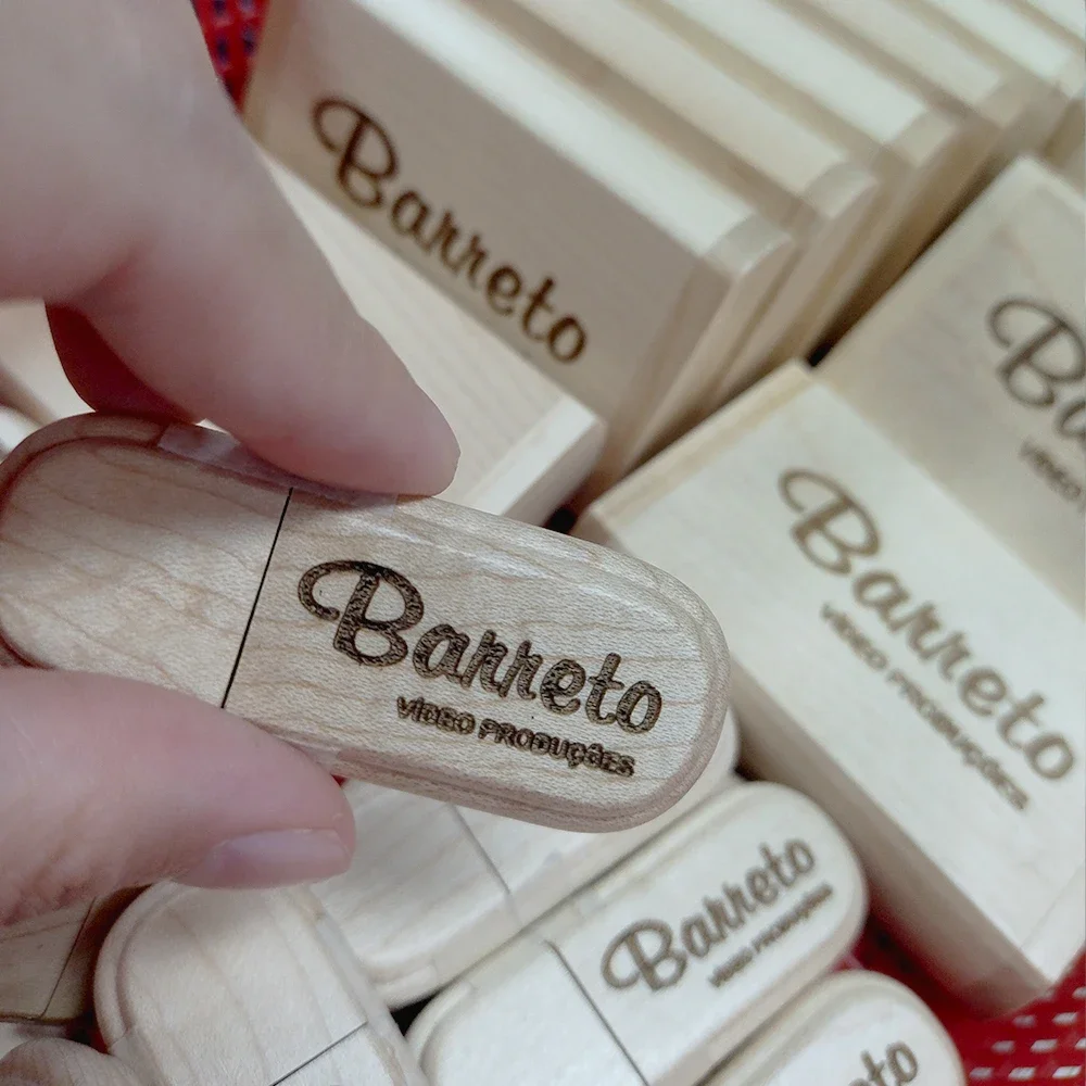 30 قطعة/الوحدة USB 2.0 (شعار مخصص مجاني) خشبي Usb 64gb محرك فلاش USB بندريف 4GB 8GB 16GB 32GB 64GB ذاكرة عصا للهدايا