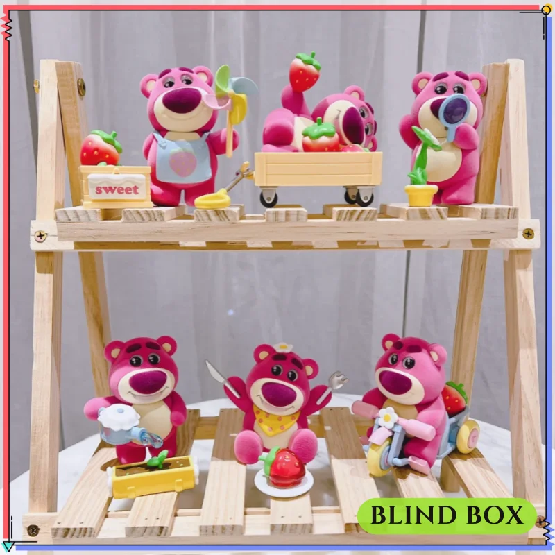 กล่องสุ่มของแท้ ซีรีส์สวนสตรอว์เบอร์รี หมีสตรอว์เบอร์รี ของตกแต่งบ้านน่ารัก ทำมือ ของขวัญเซอร์ไพรส์วันเกิดสำหรับสาวๆ