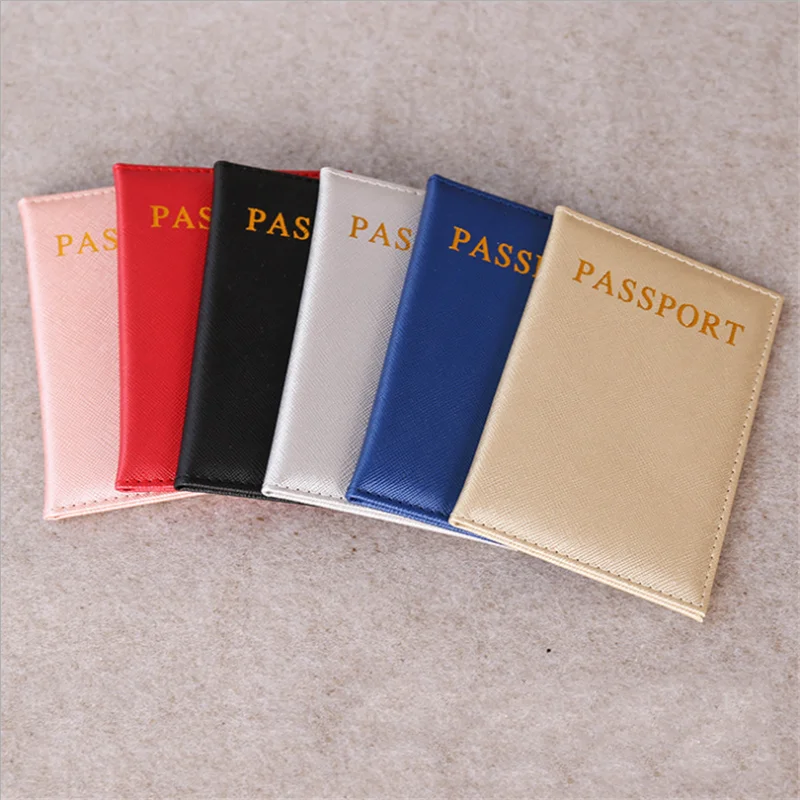 Travel Passport Cover Women Pu Leather Cute Pink Holder Passport Lovely Girl Passport Case Travel Covers for Passports