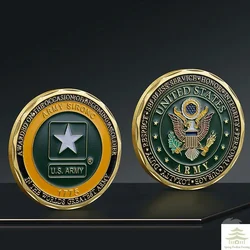Souvenir Coin Veterans Memorial Coin US Army Military Challenge Coin