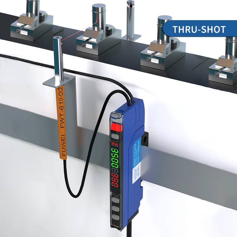 

FUWEI FWR-610-DQ R25 M6 Bending Resistance Diffuse Reflection fire at each other Fiber Optical Sensor