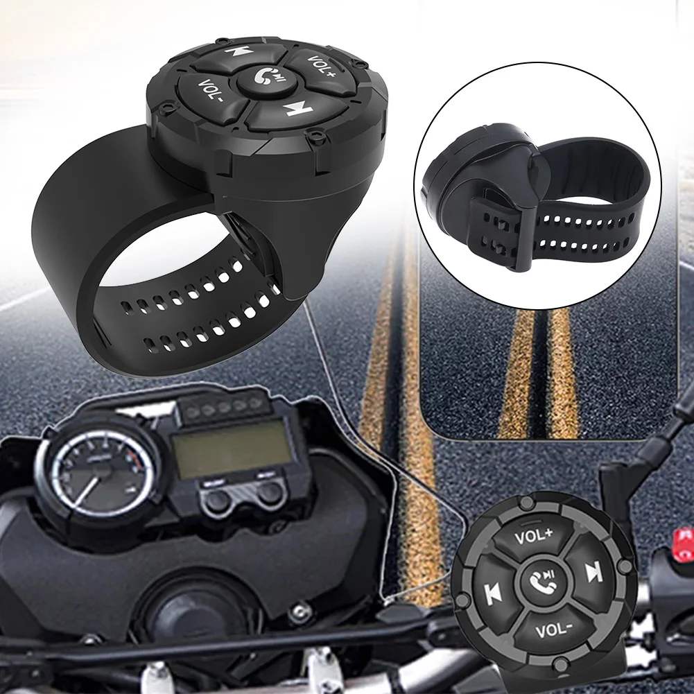 Voice Assistant Supported Wireless Remote Button Fitment Waterproof BT Controller for Car Bike Helmet Voice Assistant