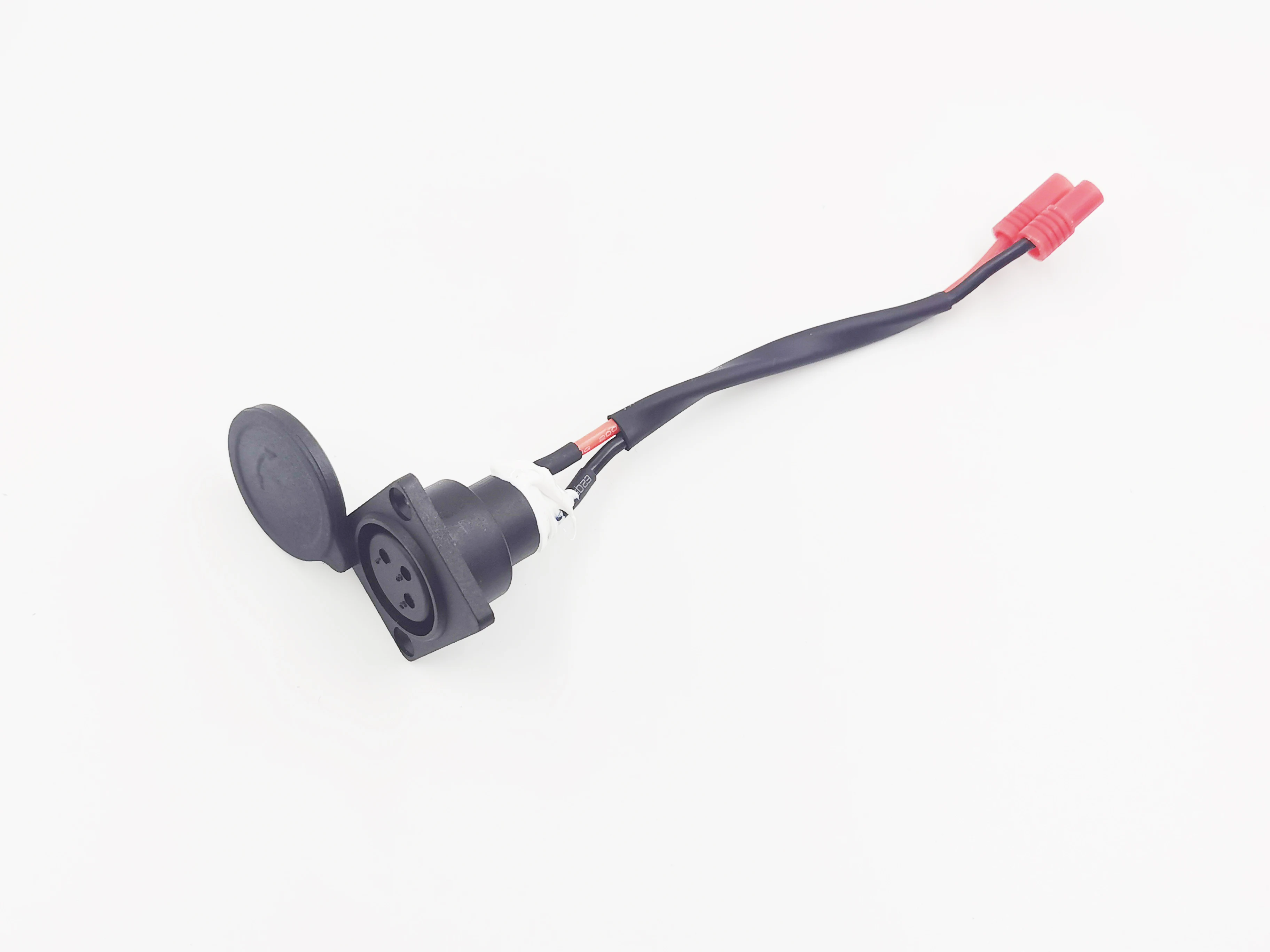 Original XLR Cannon 3-Pin Charging Socket for INOKIM OXO OX Electric Scooter Charge Plug Power Input Port Spare Parts