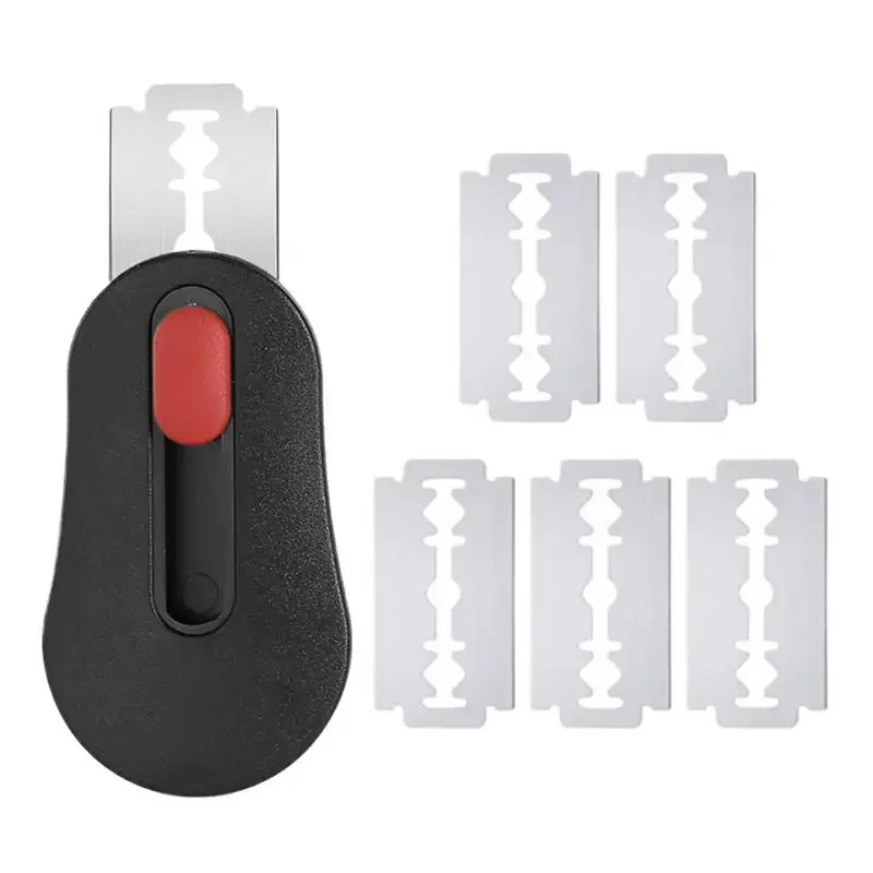 Nuevo juego de cuchillas de puntuación de pan, herramienta de trazado de masa fermentada casera con 5 cuchillas de repuesto, cuchillo de puntuación de pan, maquinillas de afeitar, cortador