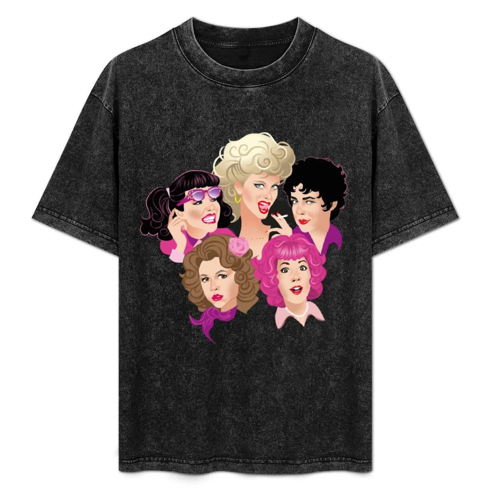 

Pink Ladies T-Shirt Utility Work Short Sleeve Top