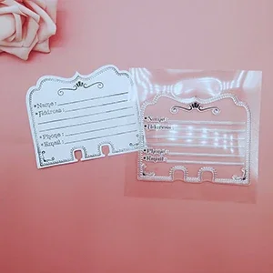 METAL CUTTING DIES 2018 NEW memory dex Rolodex Cutting die for Scrapbook paper craft card album punch knife art cutter