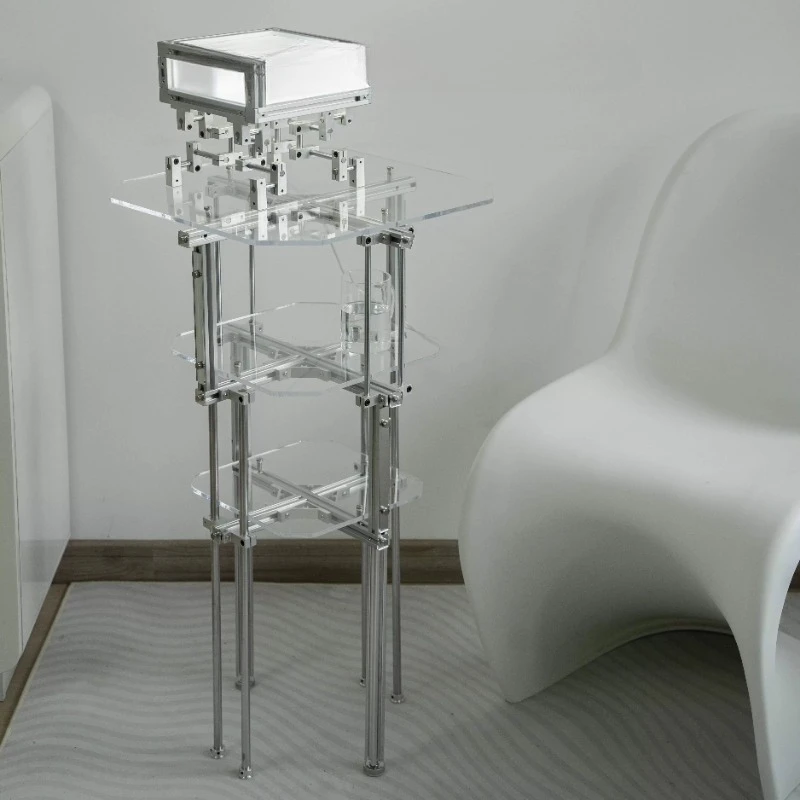 

Art living room shelf metal personality designer studio industrial style Bauhaus side few