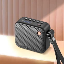 New Small Audio Sports Bluetooth Speaker Wireless Speakers Portable FM Radio Outdoor MP3 Player Supports TF Card USB Flash Drive