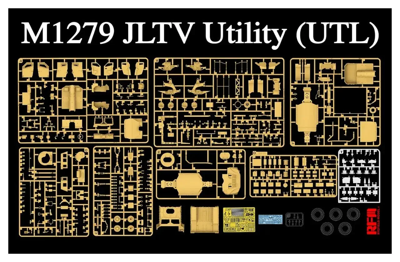 RYEFIELD Lightning Protection Vehicle, veículo utilitário americano M1279 JLTV, 5116, 1:35, UTL