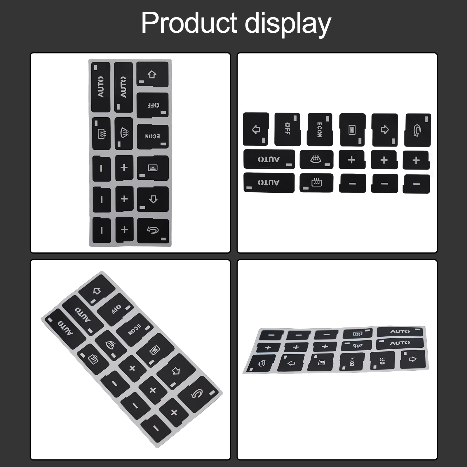 for NEW Car Interior Car Stickers 1 Set Car Air Condition Car Interior Sticker Parts For A2/ for a3 8L A/C Button