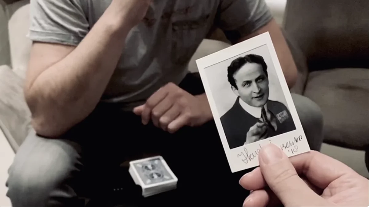 Houdini's آخر خدعة شبح علامة الساحر الدعائم Mentalism الوهم للتحايل الخدع السحرية لأداء المرحلة عن قرب