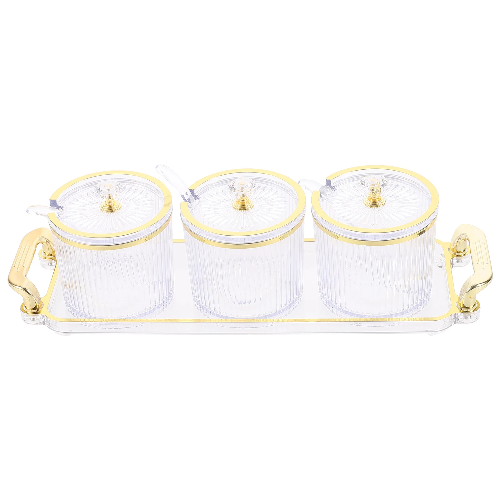 

Good Looking Seasoning Jar Set Condiment Canister Acrylic Countertop Containers