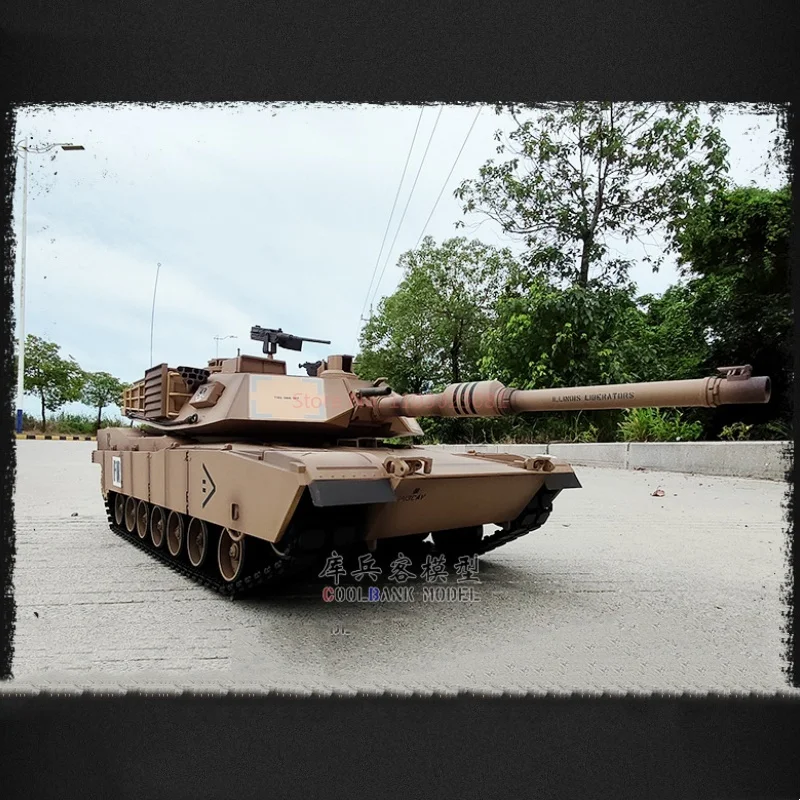 Henglong Kubing Ke1:16 American M1a2 Abrams 2.4ghz Electric Remote Control Tank Model Toy Holiday Birthday Gift