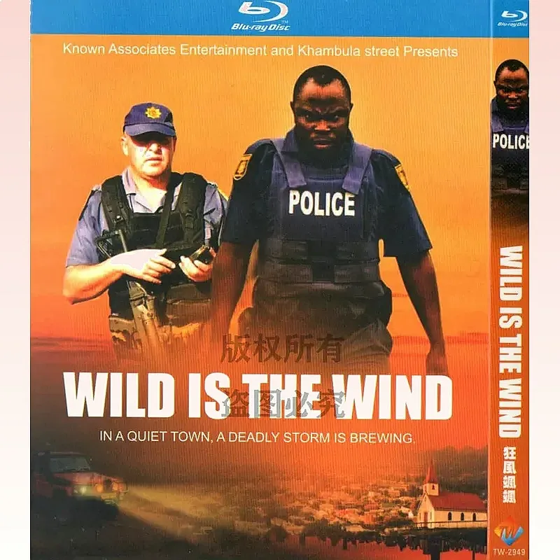Blu-ray BD South African Crime Drama Movie The Wind Is Rustling 1080p High Definition 1 Disc