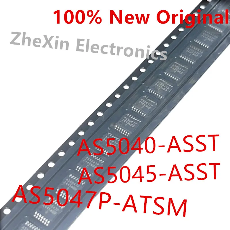 5PCS/Lot  AS5040-ASST 、AS5045-ASST 、AS5047P-ATSM   New Programmable Magnetic Rotary Encoder Chip  AS5040、AS5045、AS5047P