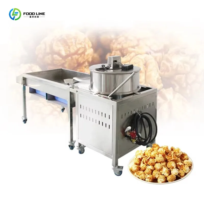 Customized High Grade Industrial Popcorn Maker Hot Selling Commercial Processing Machine