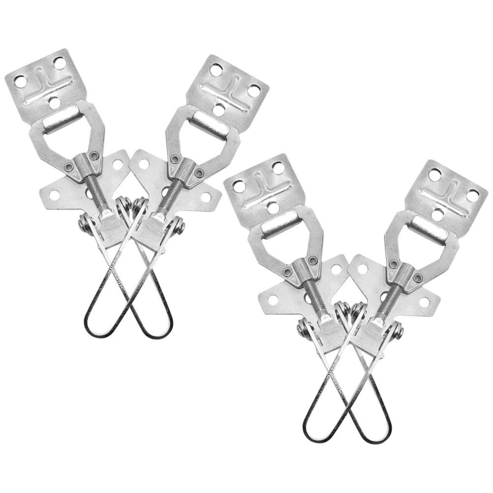 

4pcs Beehive Connector Latch Lock Steel Galvanized Durable Reliable Design Beekeeping Tools Adjustable Toggle Clamp