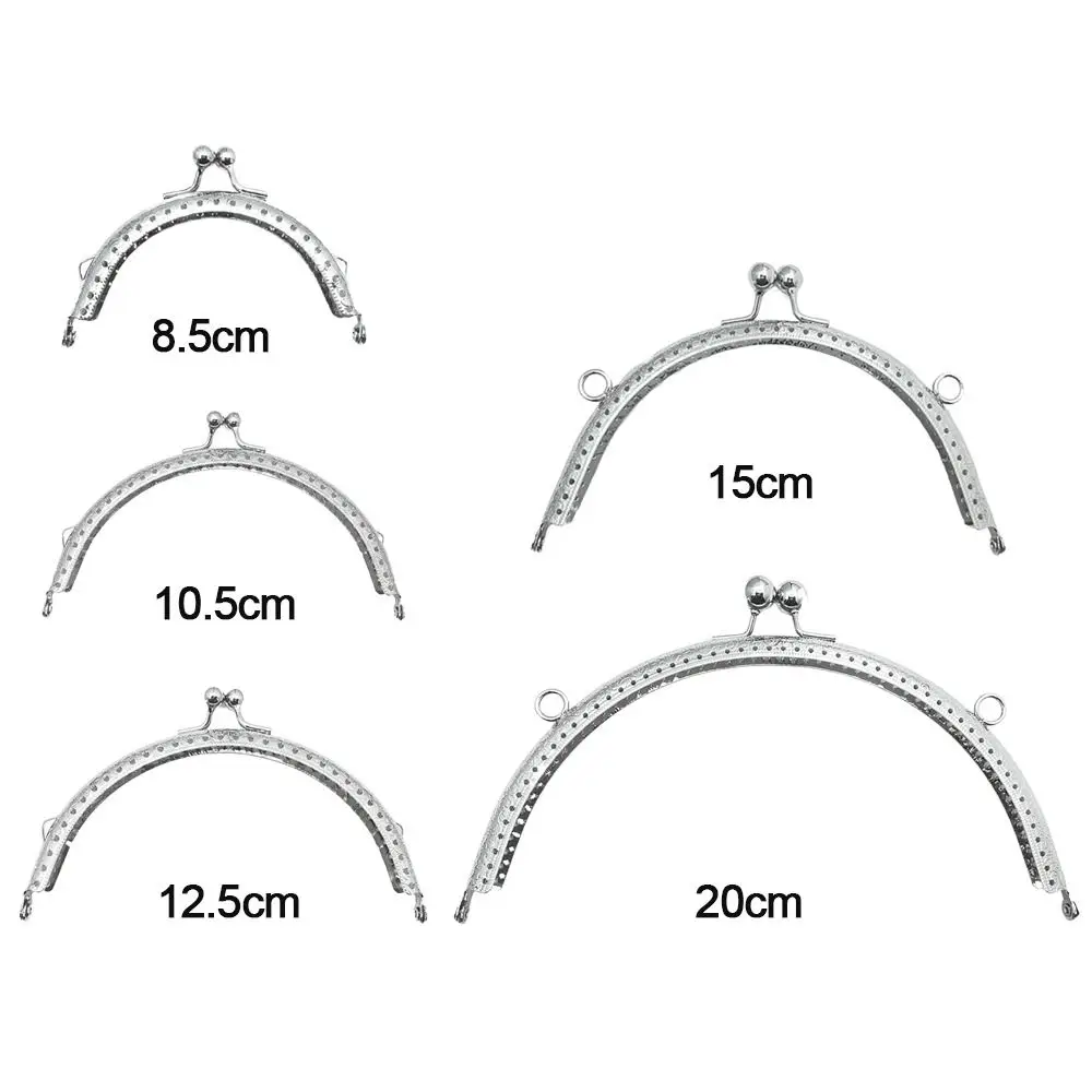 إطار محفظة معدني صغير قبلة المشبك حقيبة الأجهزة حقيبة خمر قبلة المشبك قفل محفظة الإطار DIY الحرفية