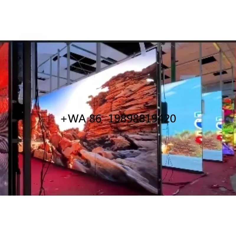 

Wall Advertising Stage Backdrop Advertising Video Digital Wall Dj Disco Nightclub Indoor P3.91 Rental Stage Led Display Screen