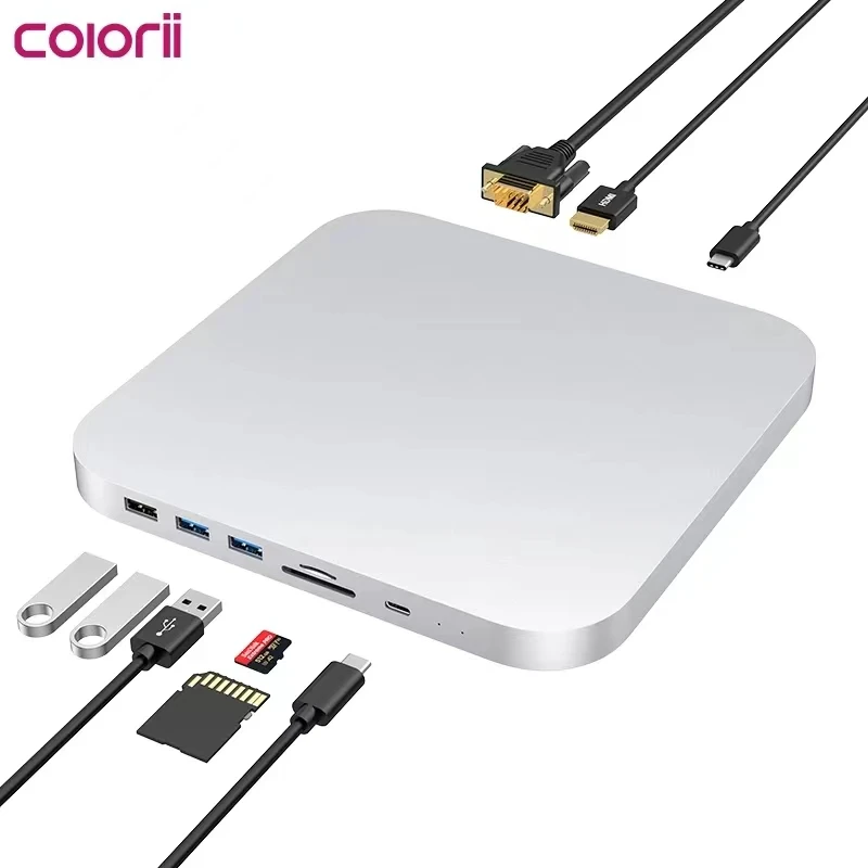 MC25H Mac Mini Hub con uscita video HDMI 4K Porta SATA Disco rigido 2.5 per APLLE M2/M1