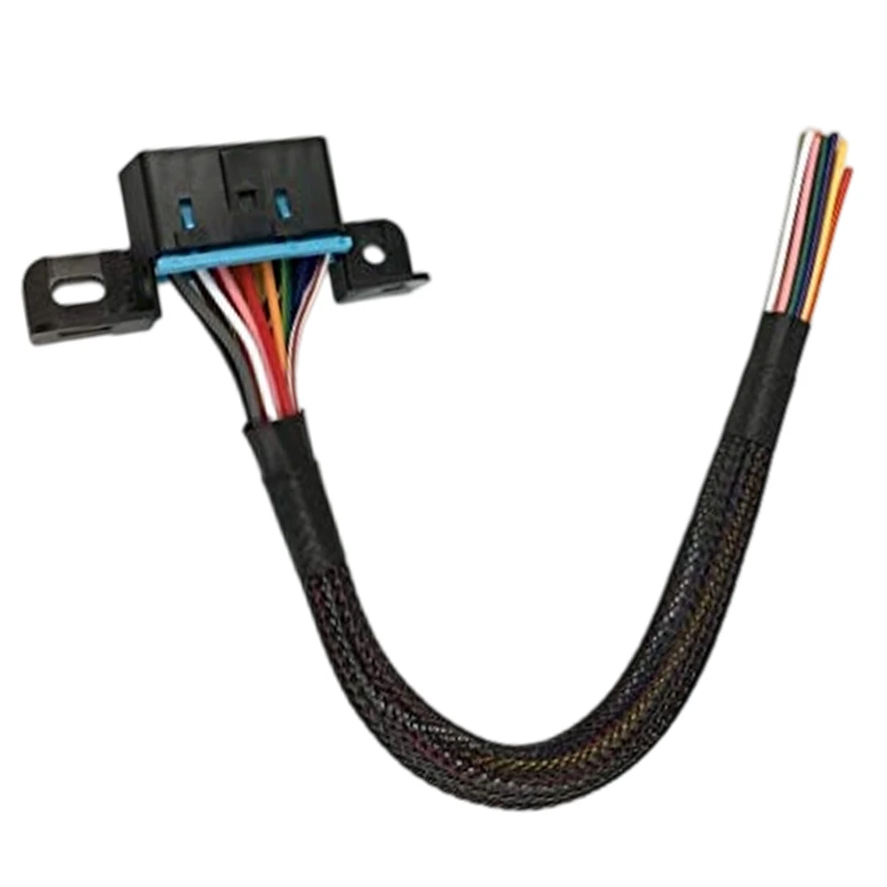 Female To Open Pigtail Cable With Mount Bracket Fit For OBDII Port Cable Multi-functional Adapter Cable Replacement Cable