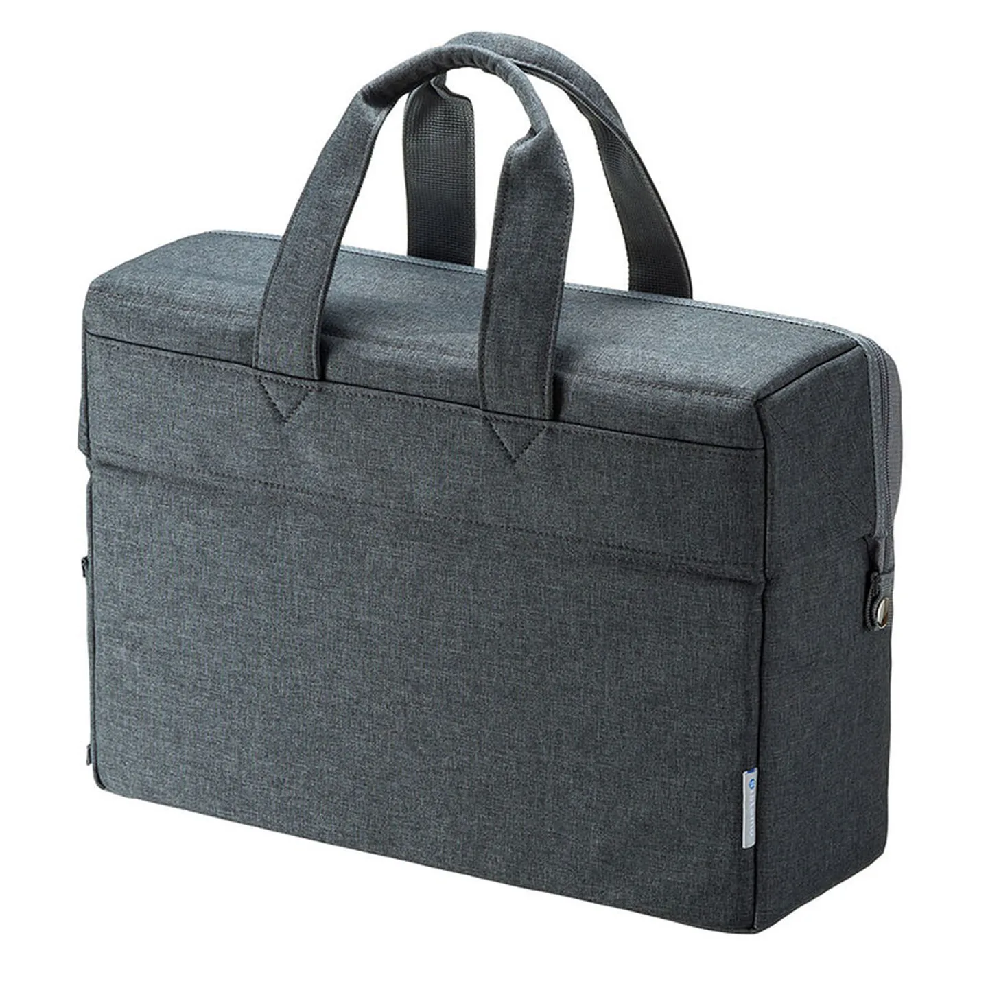13.3 Inch Laptop Briefcase with Flap Cover Portable Office Computer Carry Bag Scratch Resistant Finish Durable Business Travel