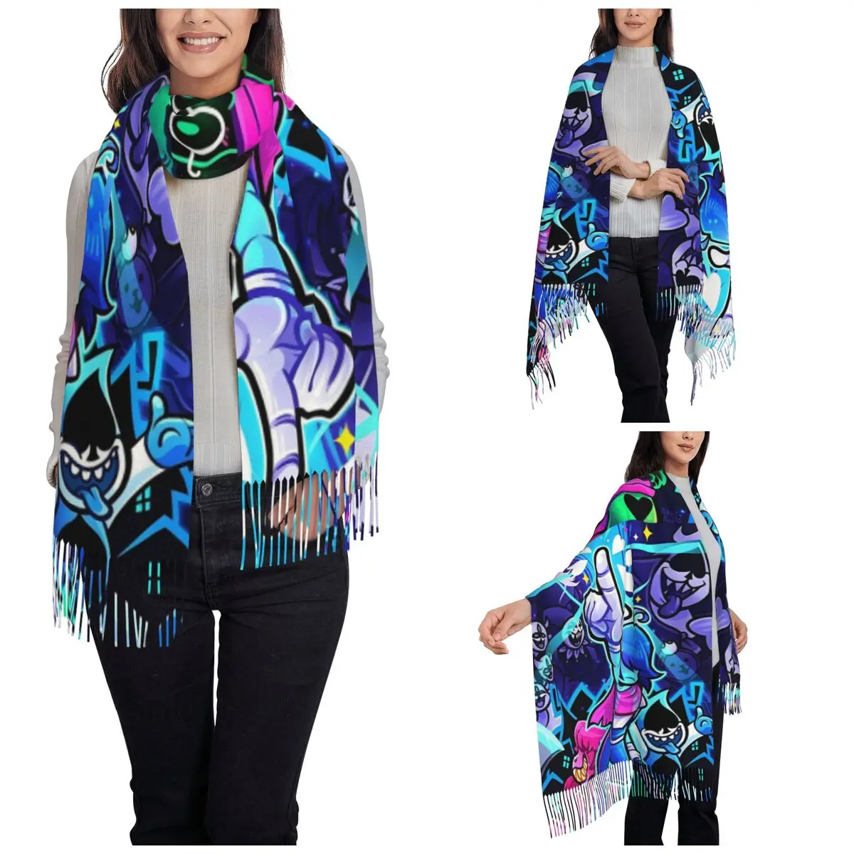 Deltarunes Shawl Wraps Womens - Pashmina Wrap Large avis et prix