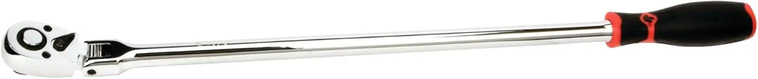 

1/2" Drive Flex Head Long Ratchet, 3.3° Sweep, 108 Teeth, Chrome Vanadium