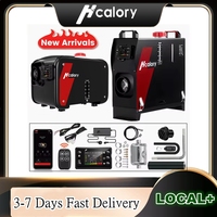 Hcalory All in One Car Heater Heating 12V 5-8kW Diesel Air Heater Single Hole LCD Monitor Parking Warmer For Car Truck Bus
