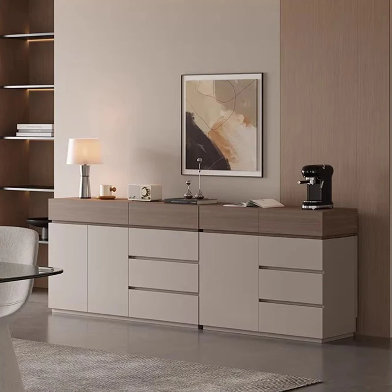 

Italian Minimalist Sideboard Nordic Creative Solid Wood Living Room Storage Cabinet High End Living Room Furniture Muebles FYSB